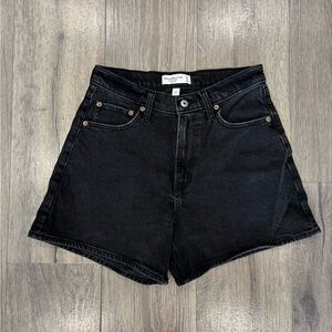 Abercrombie & Fitch Black Jean Shorts